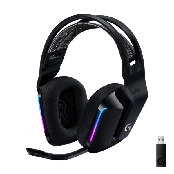 LOGITECH G733 LIGHTSPEED Wireless RGB Gaming Headset - BLACK
