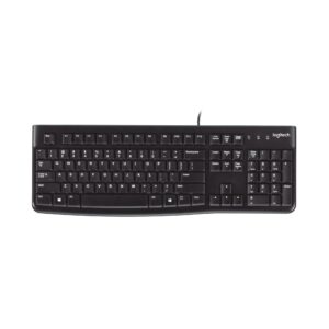 LOGITECH K120 Corded Keyboard - BLACK - USB - US INT'L