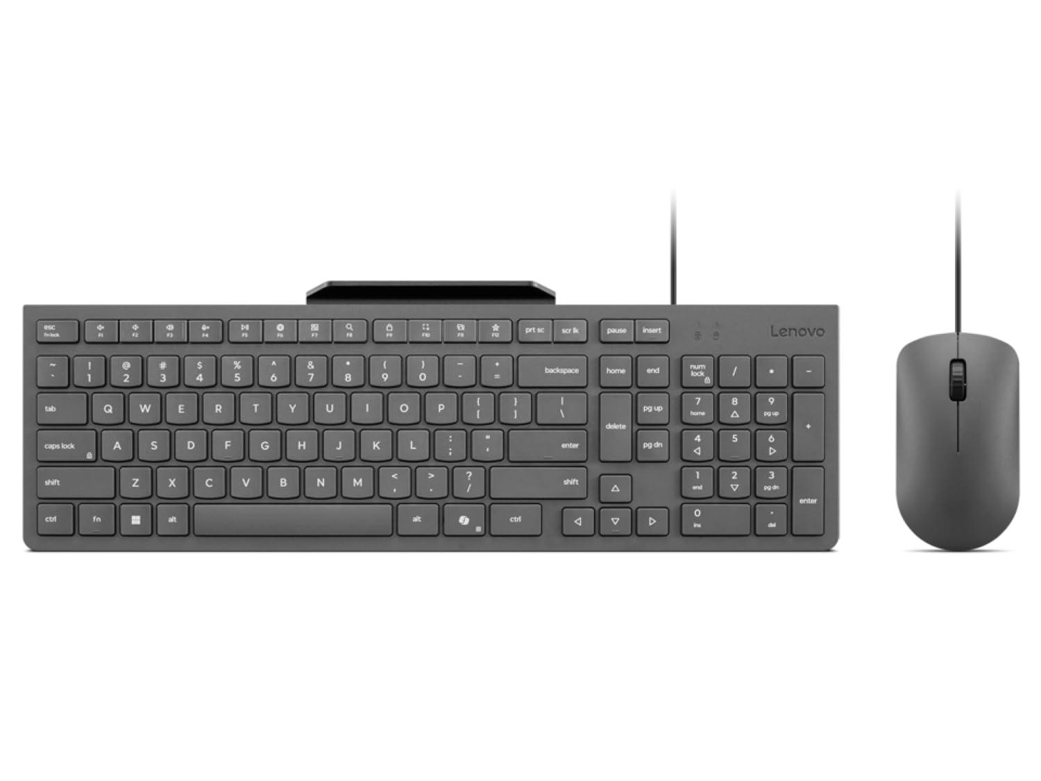 Lenovo 160 Wired Keyboard & Mouse Combo