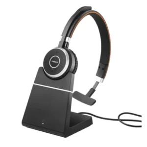 Jabra Evolve 65 SE STEREO Headset with Link380a (USB-A) (UC) (with Stand)