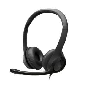 LOGITECH H390 Corded Headset - BLACK - USB
