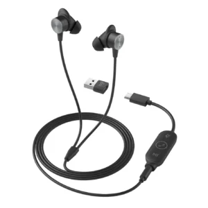 LOGITECH Logi Zone Wired Earbuds Teams - GRAPHITE - USB - EMEA