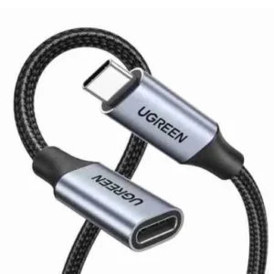 UGREEN US372 USB C 3.1 Male to USB C Female Extension Cable- 0.45m（10Gbps）